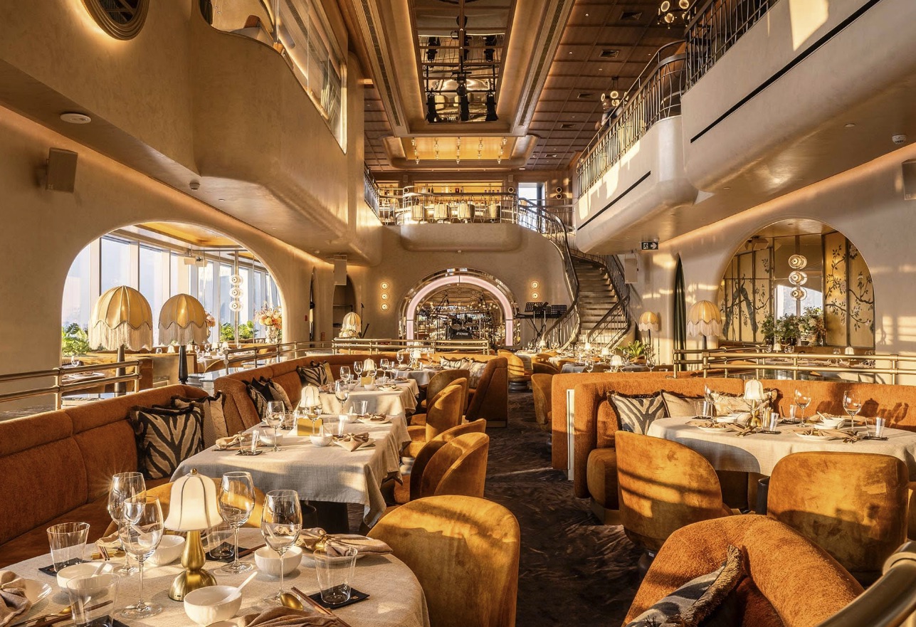 The Consul dining hall, realised